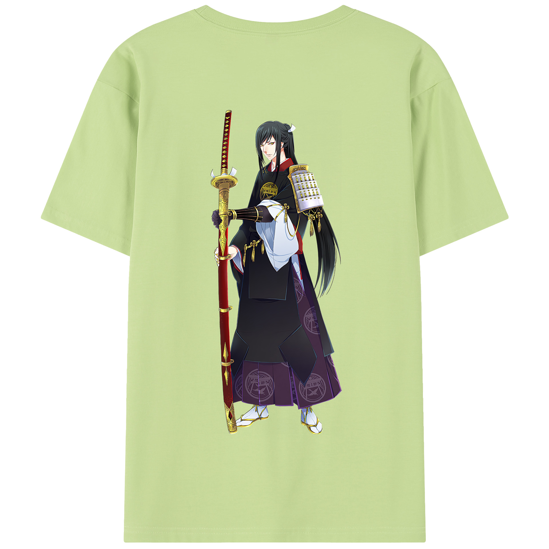 （画像用） 刀剣乱舞 Touken Ranbu 綿100％半袖Tシャツ（背面プリント）